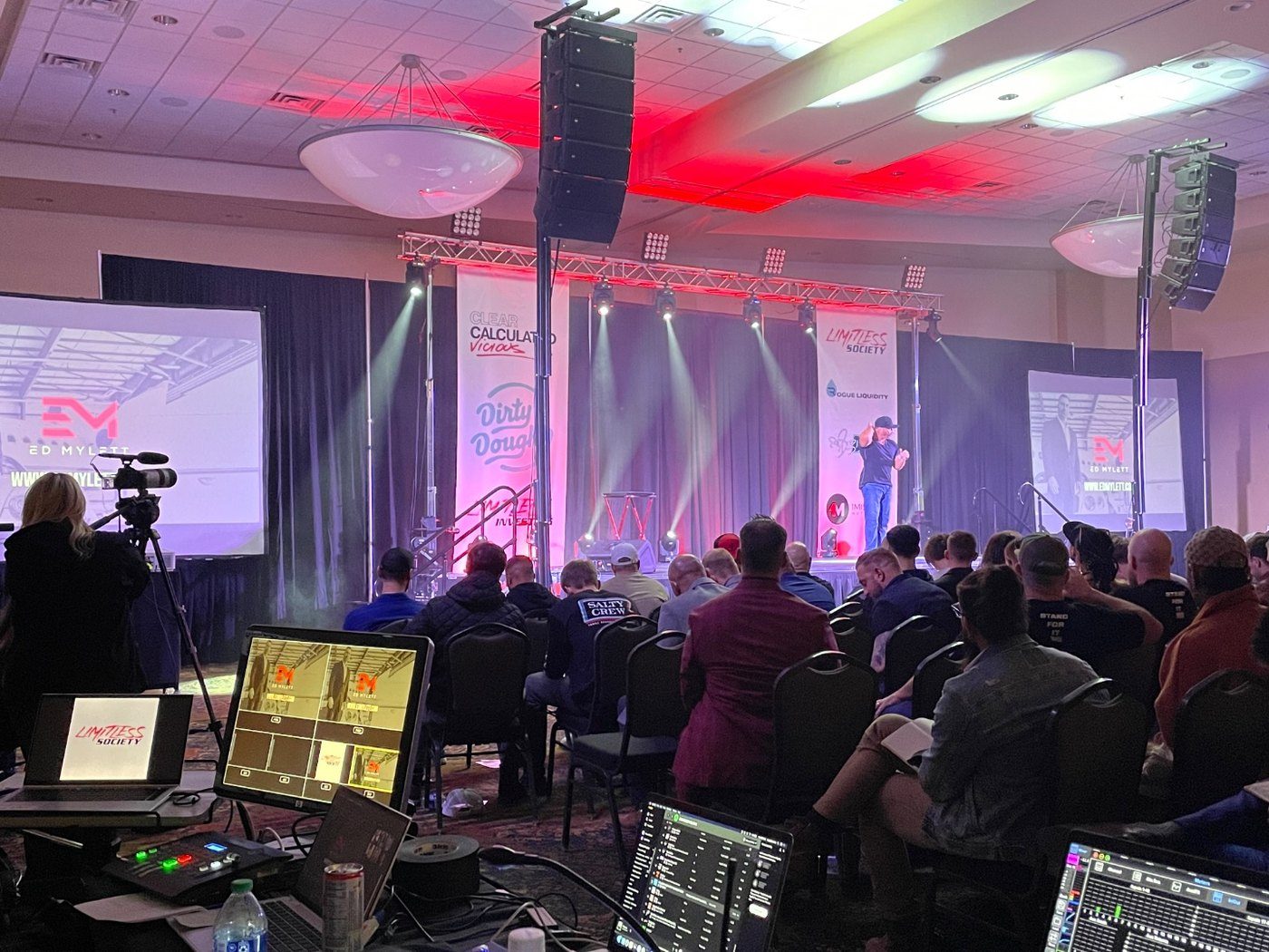 Corporate conference audio setup in Boise Idaho, SwissMixx Audio AV company Treasure Valley