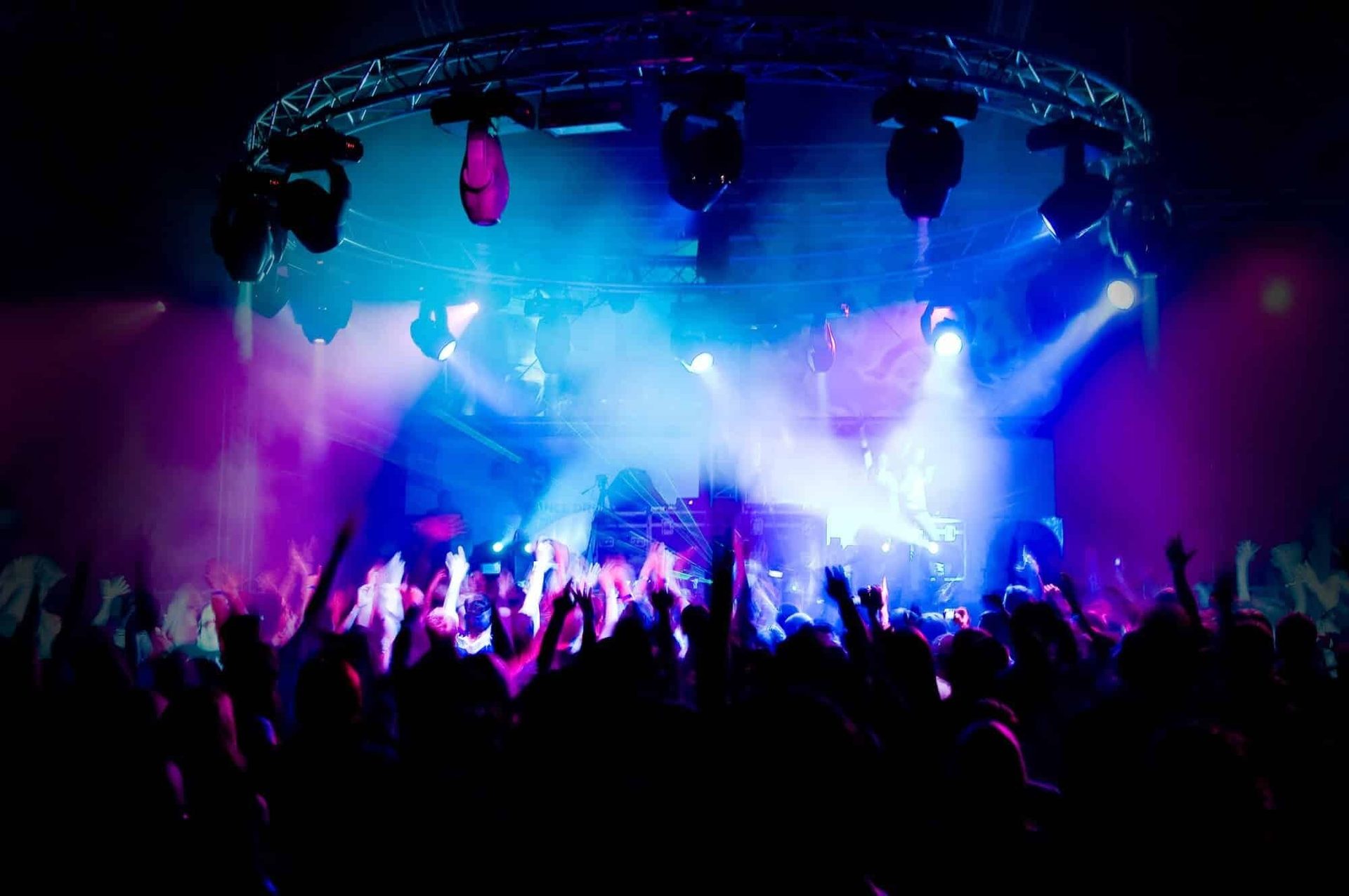 Large professional outdoor concert with full PA system, SwissMixx Audio live event sound production Idaho Utah