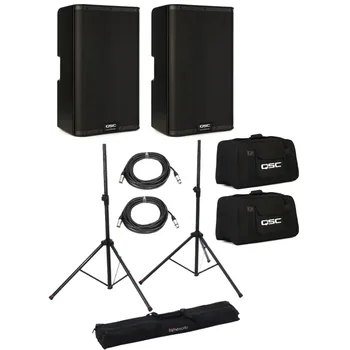 Professional 12-inch powered speaker available for wedding audio rental in Boise Idaho Treasure Valley