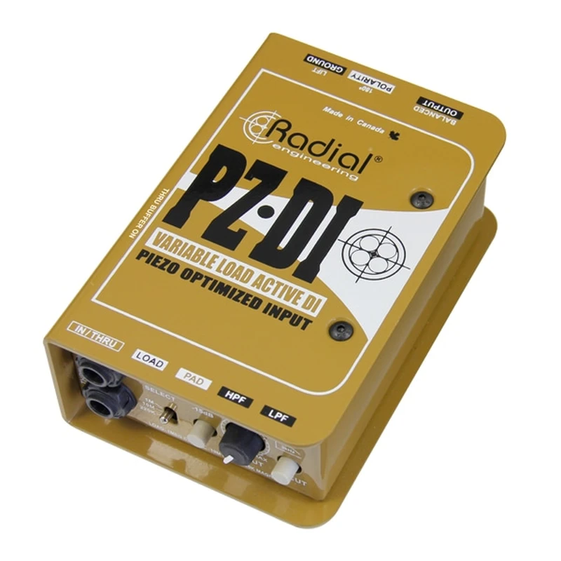 Piezo and Acoustic DI Box