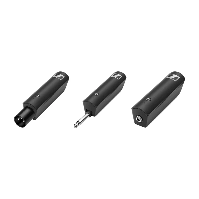 Sennheiser XSW-D plug-on receivers in XLR, 1/4 inch and 3.5mm